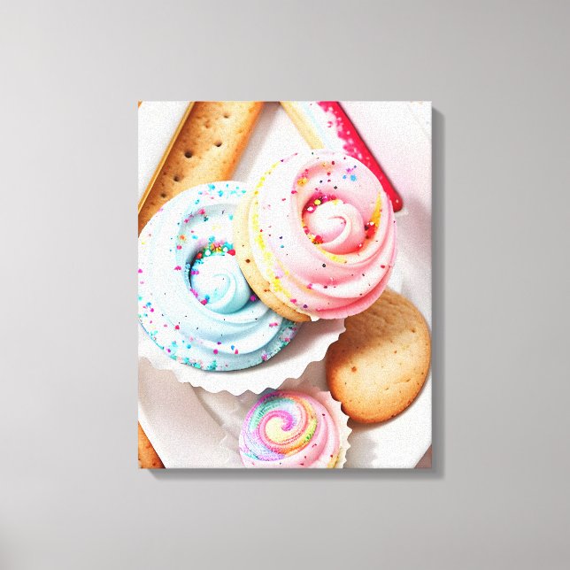 Ice Cream Seven Canvas Print (Front)