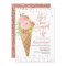 Ice cream she’s been scooped bridal shower invitat