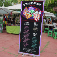 Ice Cream Shop Flavours Menu Announcement