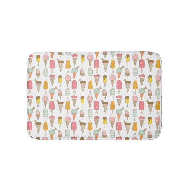 Ice Cream Shop Novelty  Bath Mat (Front)