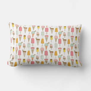 Ice Cream Shop Novelty Lumbar Cushion