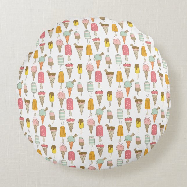 Ice Cream Shop Novelty Pillow (Front)