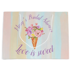 Ice cream shower, Bridal shower Gift bag