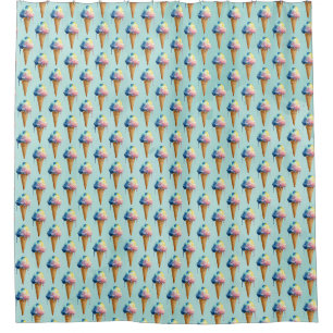 Ice Cream Shower Curtain