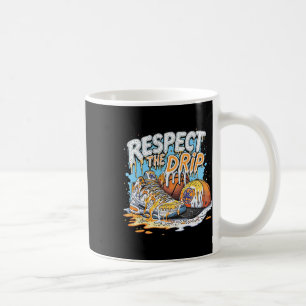 Ice Cream Sketll Respect The Drip Sketll Dripping Coffee Mug