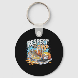 Ice Cream Sketll Respect The Drip Sketll Dripping Key Ring