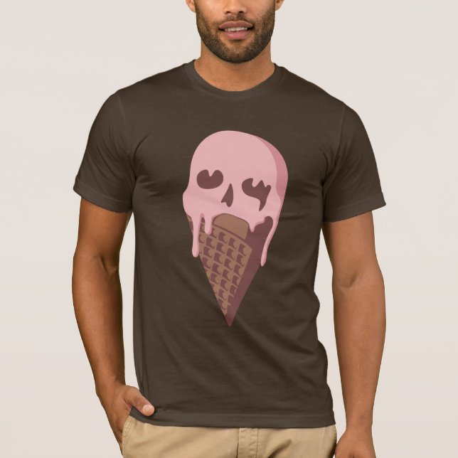 Ice Cream Skull T-Shirt (Front)