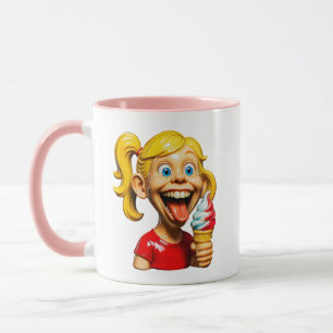 Ice Cream Smile Burst Mug