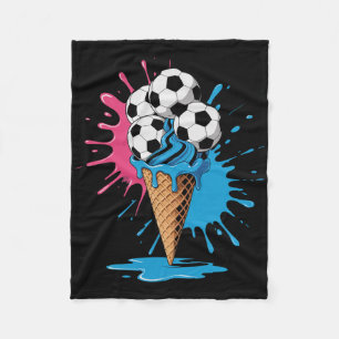 Ice Cream Soccer Ll Drip Men Women Game Soccer Dri Fleece Blanket