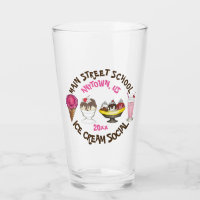 Ice Cream Social Banana Split Cone Sundae Shake