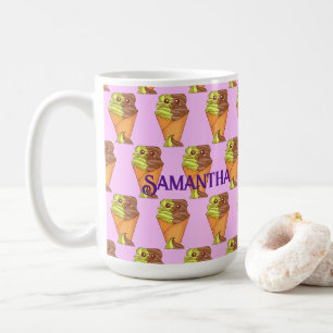 Ice Cream Soft Serve Matcha Green Tea Dessert Coffee Mug