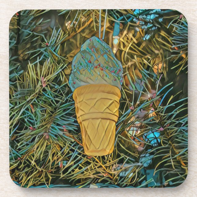 Ice cream sprinkles coaster (Front)