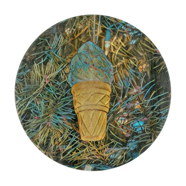 Ice cream sprinkles cutting board (Front)
