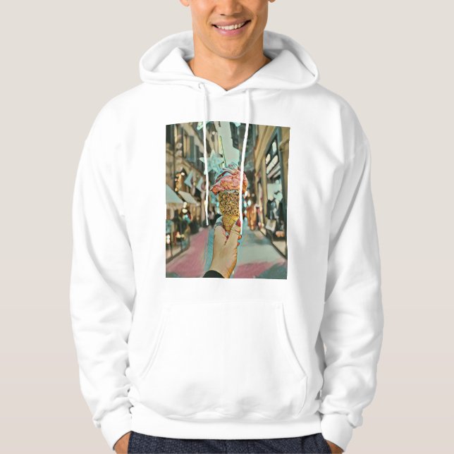 Ice cream sprinkles hoodie (Front)
