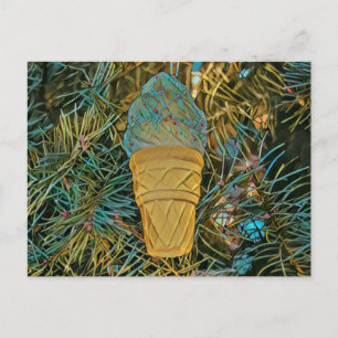 Ice cream sprinkles postcard