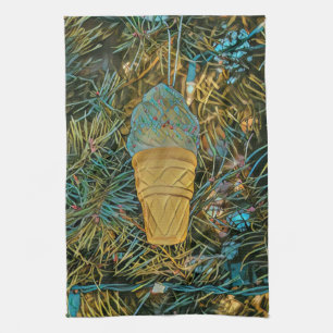 Ice cream sprinkles tea towel