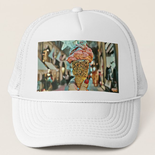 Ice cream sprinkles trucker hat (Front)