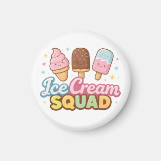 Ice Cream Squad Cute Cartoon Popsicle Magnet