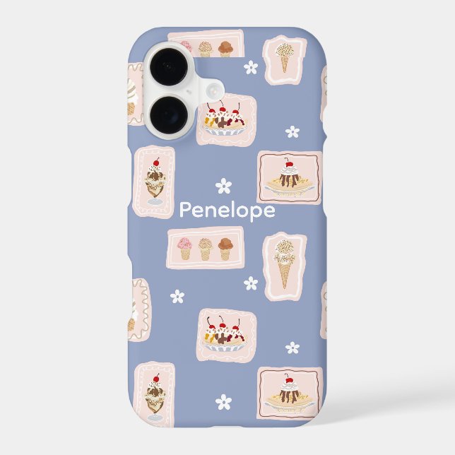 Ice Cream Stamps iPhone / iPad case (Back)