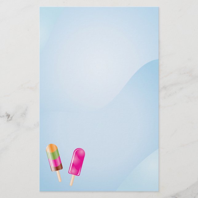 Ice cream stationery (Front)