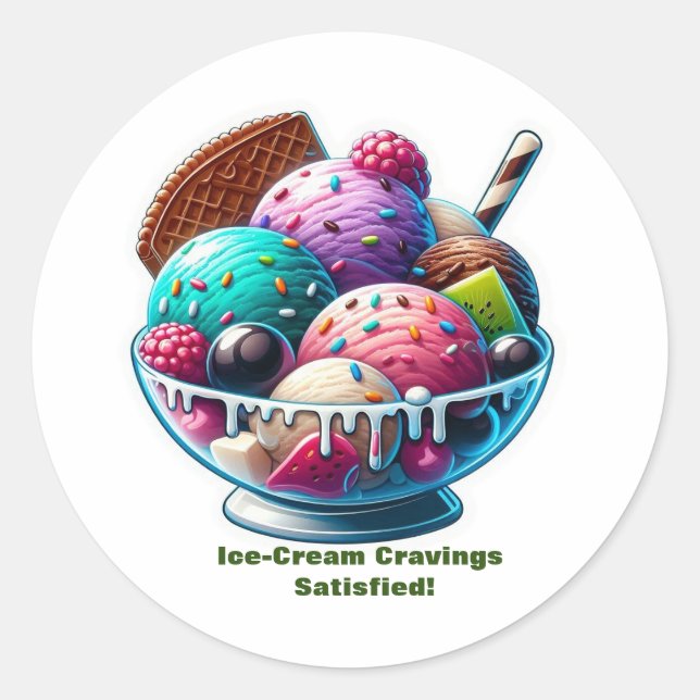 Ice Cream Stickers (Front)