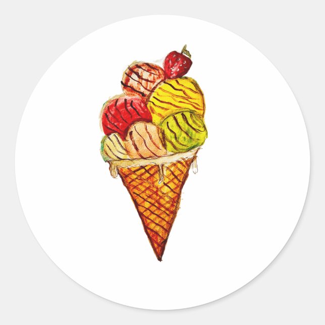 ice cream stickers (Front)
