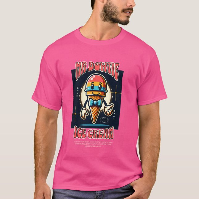 Ice Cream Streetwear  Funny Youths, Men & Women Gi T-Shirt (Front)