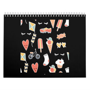 ice cream summer calendar