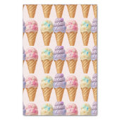 Ice Cream Summer Scooped Up Bridal Shower Favour Tissue Paper (Folded)