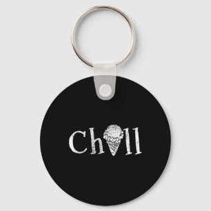 Ice Cream Summer Snack Gift Key Ring