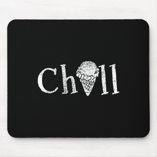 Ice Cream Summer Snack Gift  Mouse Mat (Front)