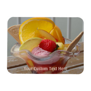 Ice Cream Sundae custom magnet
