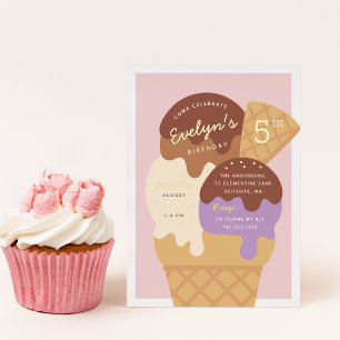 Ice Cream Sundae Kids Birthday Party