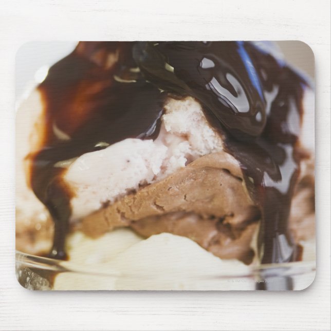 Ice cream sundae mouse mat (Front)