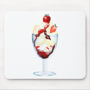 Ice Cream Sundae Mouse Mat