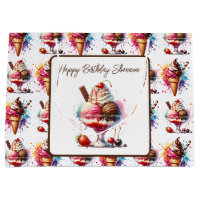 Ice Cream Sundae Personalised Birthday