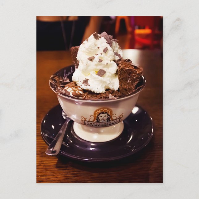 Ice Cream Sundae Postcard (Front)