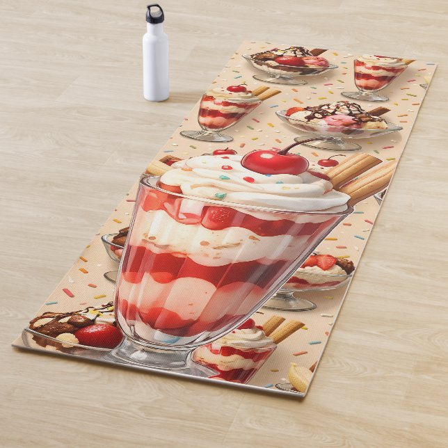 Ice cream sundae premium yoga mat (In Situ)