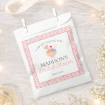 Ice Cream Sundae Scooped Up Sweet Bridal Shower Favour Bags<br><div class="desc">She’s Been Scooped Up! a darling bridal shower theme that’s as sweet as love itself! With a pink sprinkle background and ice cream sundae charm,  this collection is perfect for celebrating the bride-to-be in style.</div>
