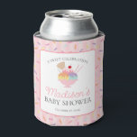 Ice Cream Sundae Sprinkled Sweet Baby Shower Favou Can Cooler<br><div class="desc">Sprinkled with Love! The sweetest way to celebrate a little one on the way! This ice cream sundae theme baby shower collection features sweet ice cream scoops,  pastel sprinkles,  and don’t forget the cherry on top. A sweet celebration for the parents-to-be.</div>