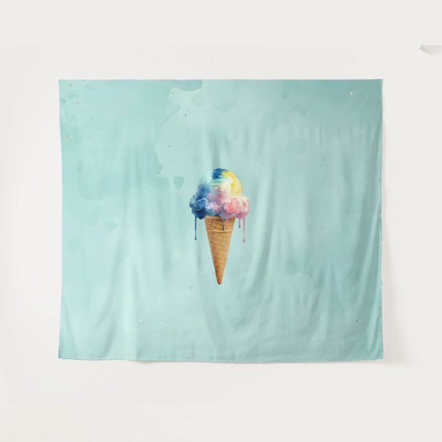 Ice Cream Tapestry (Front (Horizontal))