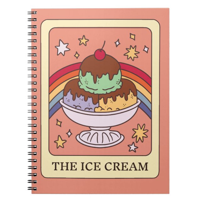 Ice Cream Tarot Card Journal (Front)