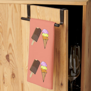 Ice Cream   Tea Towel