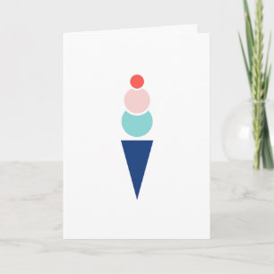 Ice Cream Thank You Note Card