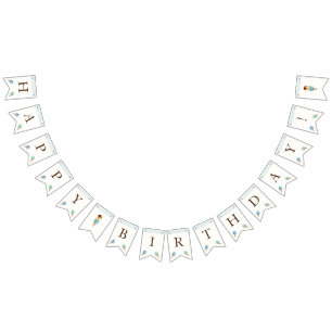 Ice Cream Theme Birthday Party Bunting