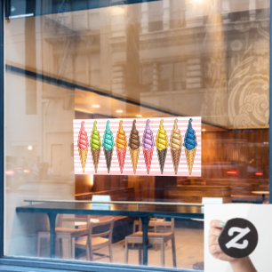 Ice Cream Theme - So Yummy! Window Cling