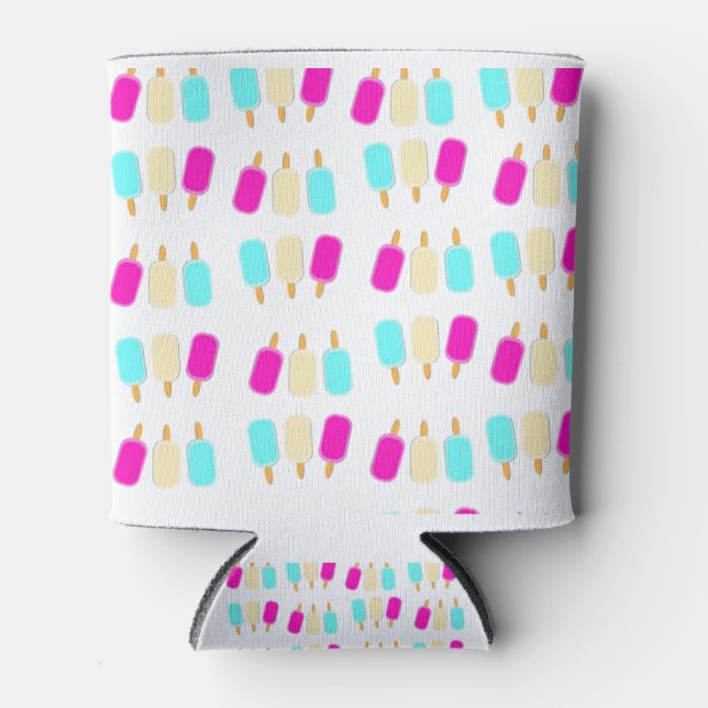 ice cream three colours can cooler (Front)