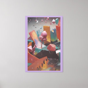 Ice Cream Treeling - Ken Gauge Art Canvas Print