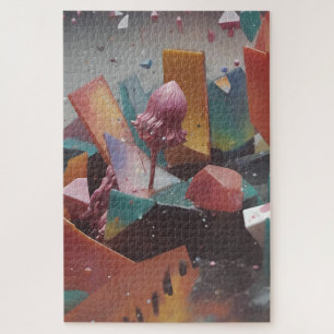 Ice Cream Treeling - Ken Gauge Art Jigsaw Puzzle