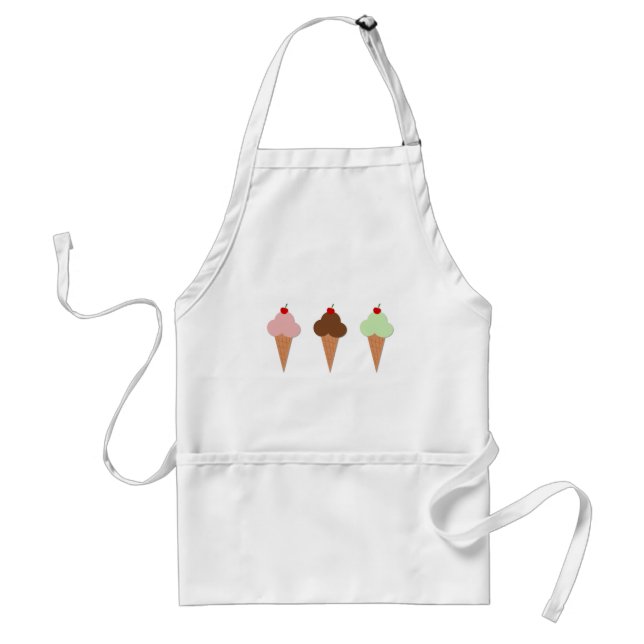 Ice Cream Trio Standard Apron (Front)
